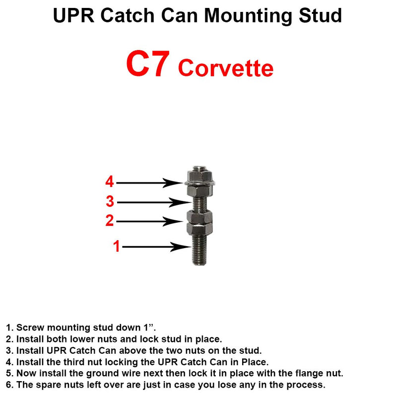 UPR PRODUCTS 14-18 Corvette C7 non-Z51 Single Valve Catch Can