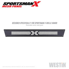 Westin 15-19 Ford F-150/14-20 Toyota Tundra Sportsman X Mesh Panel - Textured Black