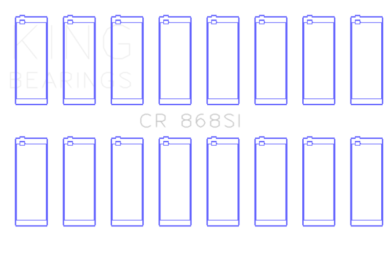 King Ford 281CI/302CI/330CI 4.6L/5.0L/5.4L V8 (Size +1.0) Rod Bearing Set