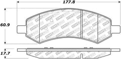 StopTech Street Select Brake Pads - Front