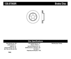 StopTech 07-13 Jeep Wrangler Drilled Right Front Rotor