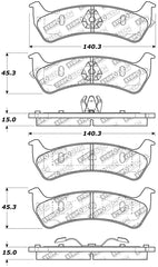 StopTech Street Select Brake Pads - Front