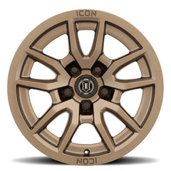 ICON Vector 5 17x8.5 5x5 -6mm Offset 4.5in BS 71.5mm Bore Bronze Wheel