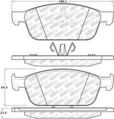 StopTech 13-19 Ford Escape / 13-18 Ford Focus Street Select Front Brake Pads