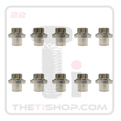 Ti Shop Twelve Point Shank Titanium / Billet Lugs (Set of 10)