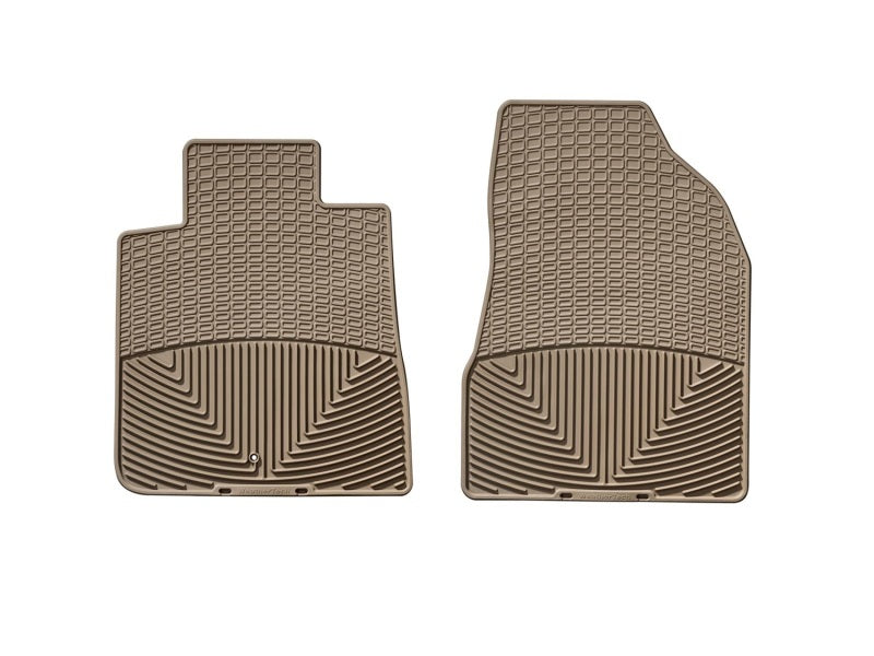 WeatherTech 07+ GMC Acadia Front Rubber Mats - Tan