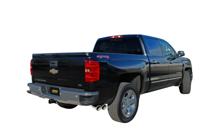 Gibson 14-18 Chevrolet Silverado 1500 LTZ 6.2L 3.5in/2.25in Cat-Back Dual Sport Exhaust - Stainless