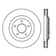 Stoptech 97-04 Chevy Corvette Left Front CRYO-STOP Rotor