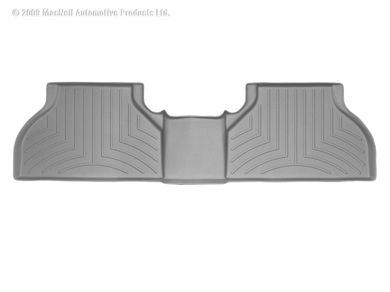 WeatherTech 14-15 Chevy Silverado 1500 Rear FloorLiner - Grey (Fits w/OEM Rear Under Seat Storage)