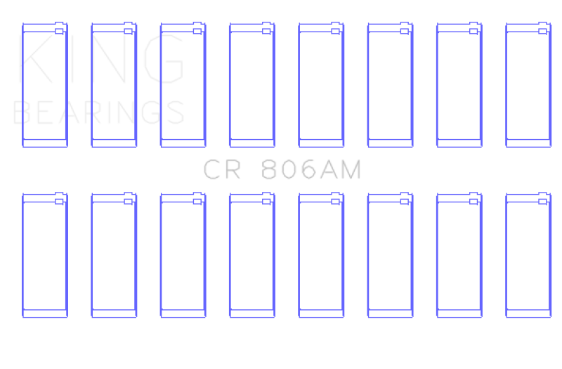 King Chrysler 361Cl/383Cl (Size Standard) Connecting Rod Bearing Set