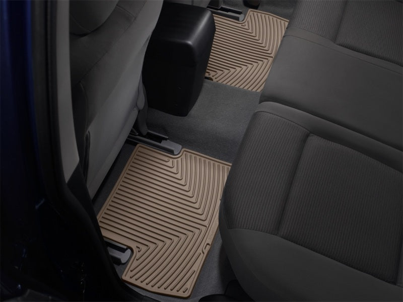 WeatherTech 05+ Cadillac STS Rear Rubber Mats - Tan