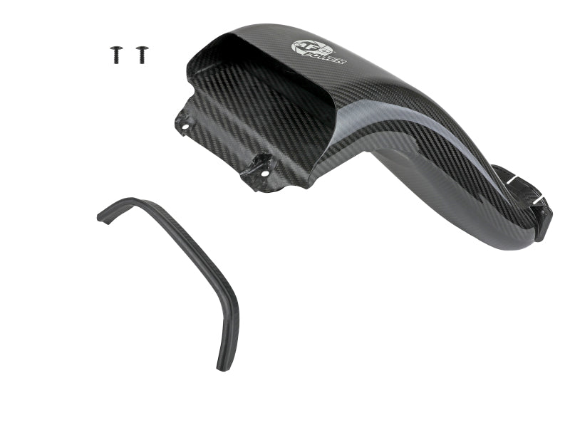 aFe Quantum Cold Air Intake System Scoop 18-20 Ford F150 EcoBoost V6-3.5L/2.7L - Carbon Fiber