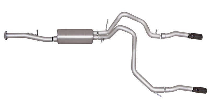 Gibson 07-12 Chevrolet Avalanche LS 5.3L 2.5in Cat-Back Dual Split Exhaust - Stainless