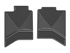 WeatherTech 02-14 Dodge Ram Quad Cab Rear Rubber Mats - Black