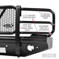 Westin/HDX Bandit 15-19 Chevrolet Silverado 2500/3500 Front Bumper - Black