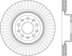 StopTech 14-18 Cadillac CTS Cryo-Stop Front Premium Rotor