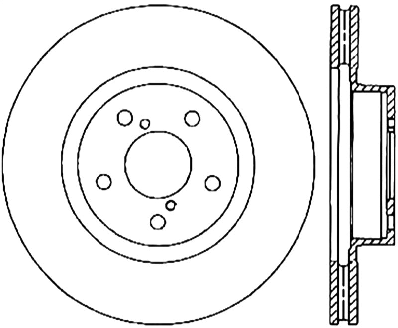 Stoptech 05-08 LGT Front CRYO-STOP Rotor