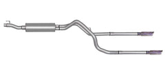 Gibson 02-05 Dodge Ram 1500 SLT 4.7L 2.5in Cat-Back Dual Split Exhaust - Stainless