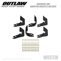 Westin 14-18 Chevrolet/GMC Silv/Seirra 1500 Double Cab Outlaw Nerf Step Bars