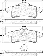 StopTech Street Select Brake Pads