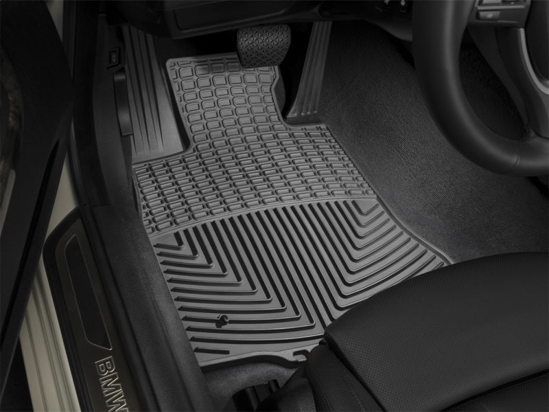 WeatherTech 2019+ Chevrolet Silverado 1500 Front & Rear Rubber Mats - Black