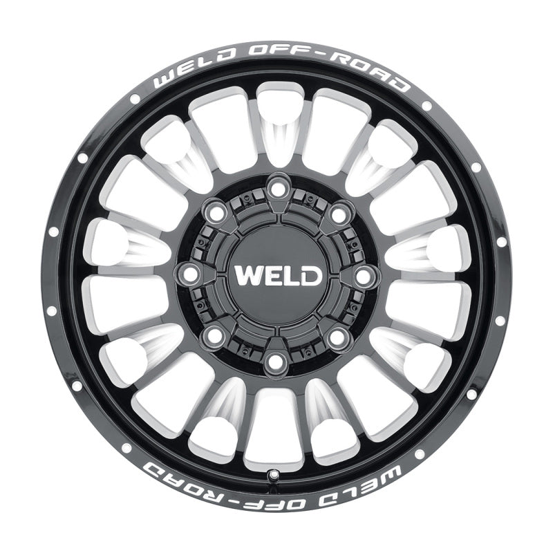 Weld Off-Road W121 20X8.25 Scorch Front 8X165.1 ET108 BS8.90 Gloss Black MIL 121.6