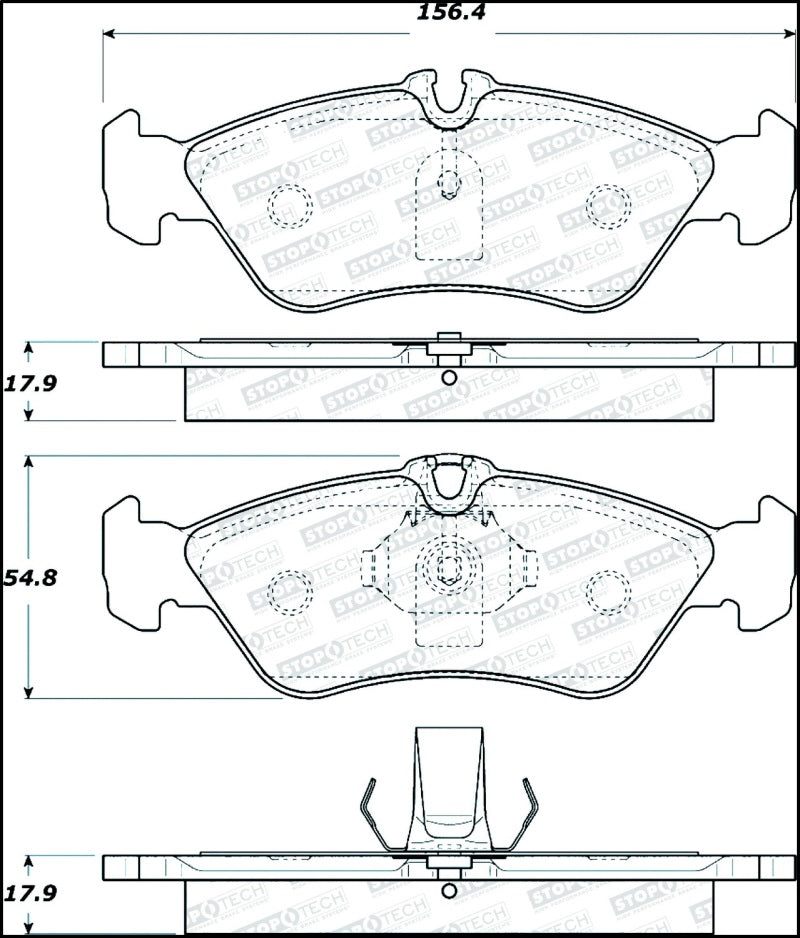 StopTech Street Brake Pads