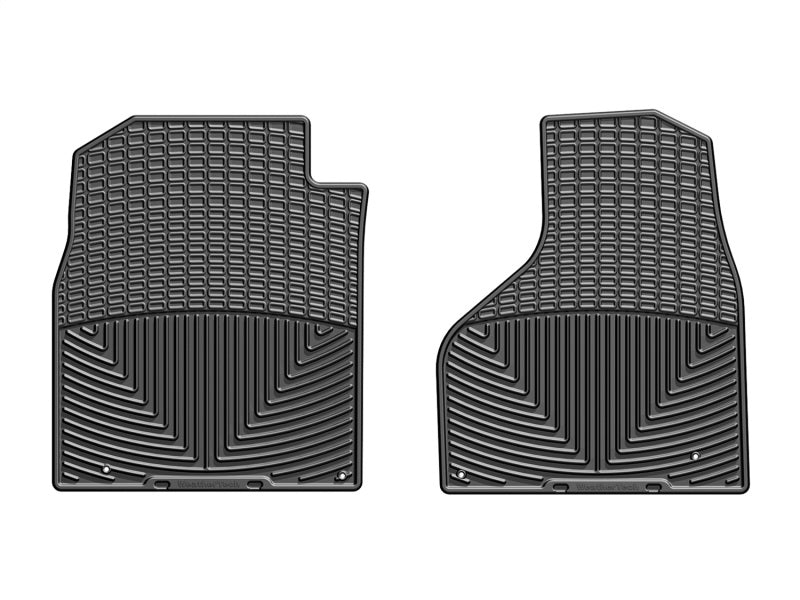 WeatherTech 12-15 Dodge Ram Truck 1500 Front Rubber Floor Mats - Black