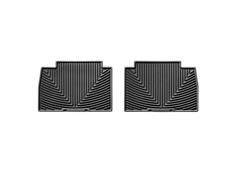 WeatherTech 07+ Ford Expedition Rear Rubber Mats - Black