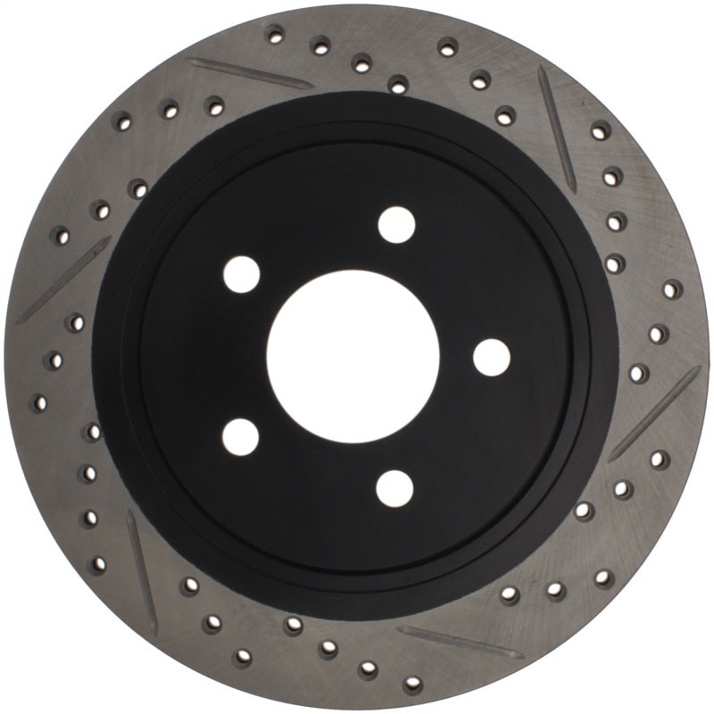 StopTech 05-10 Ford Mustang Slotted & Drilled Left Rear Rotor