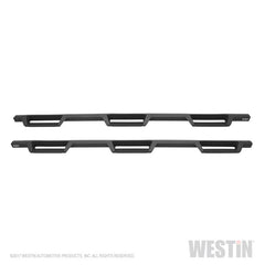 Westin/HDX 07-19 Chevy Silv 2500/3500 Crew (8ft) (Excl Dually) Drop WTW Nerf Step Bars - Blk