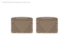 WeatherTech 93 Mercedes-Benz 300CE Rear Rubber Mats - Tan