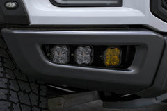 Diode Dynamics 17-20 Ford Raptor SS3 LED Fog Light Kit - Yellow Max