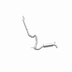 MagnaFlow 12-14 Jeep Wrangler 4dr Single Straight Rear P/S Exit Stainless C/B Performance Exhaust