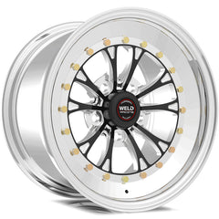 Weld Vitesse 15x15 / 5x4.75 BP / 4.5in. BS Black Wheel - Non-Beadlock