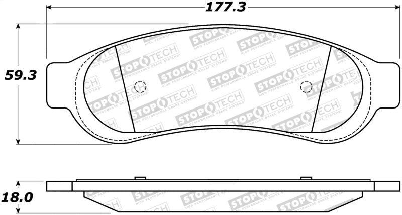 StopTech Street Select Brake Pads