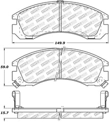 StopTech Street Select Brake Pads w/Hardware - Front