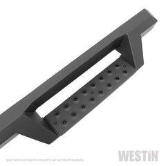 Westin/HDX 07-19 Chevy Silv 2500/3500 Crew (8ft) (Excl Dually) Drop WTW Nerf Step Bars - Blk