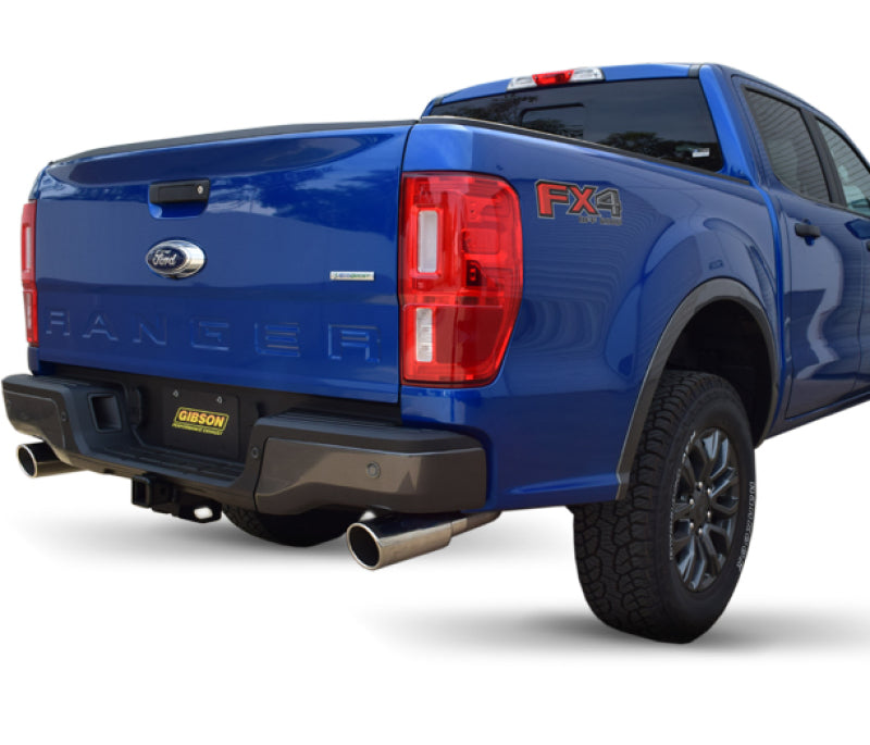 Gibson 2019 Ford Ranger Lariat 2.3L 2.5in Cat-Back Dual Sport Exhaust - Stainless