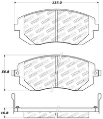 StopTech Performance 03-05 WRX/ 08 WRX Front Brake Pads