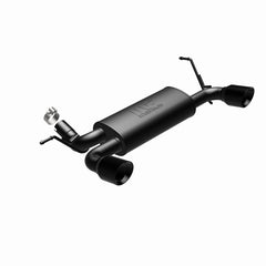 MagnaFlow 07-17 Jeep Wrangler JK 3.8/3.6L Dual Split Rear Exit Black Axle-Back Exhaust