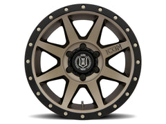 ICON Rebound 18x9 6x5.5 0mm Offset 5in BS 106.1mm Bore Bronze Wheel