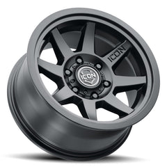 ICON Rebound SLX 17x8.5 6 x 135 6mm Offset 5.75in BS 87.1mm Bore Satin Black Wheel