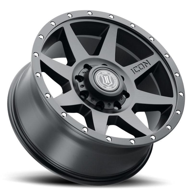 ICON Rebound 20x9 8x170 6mm Offset 5.25in BS Satin Black Wheel