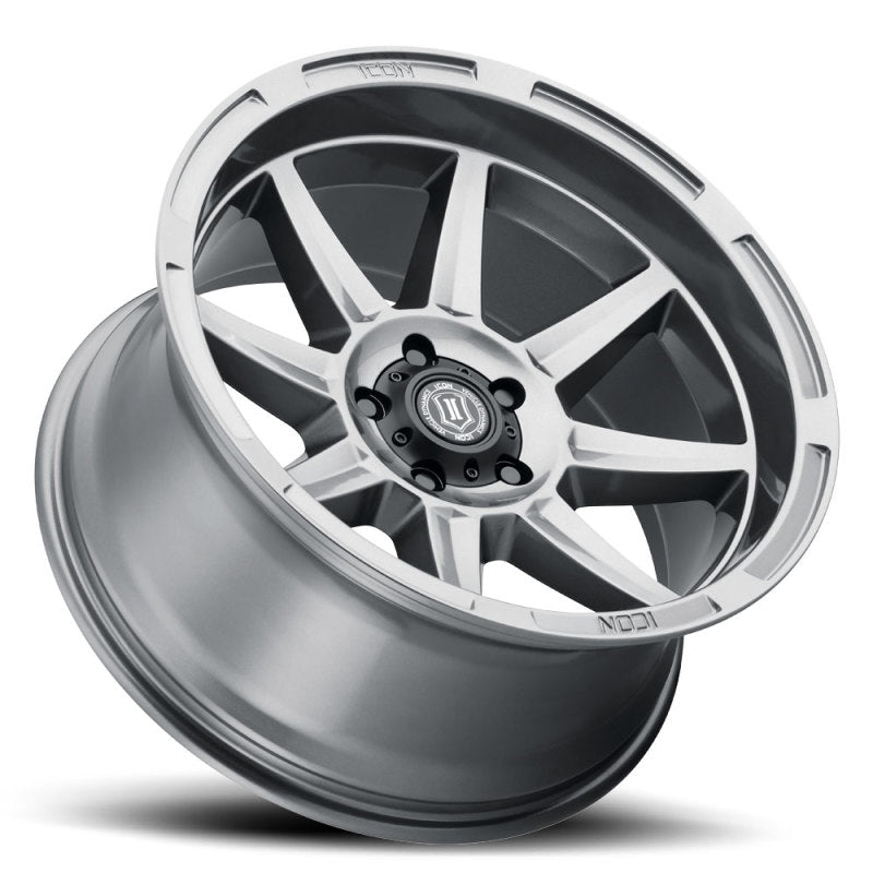 ICON Bandit 20x10 6x5.5 -24mm Offset 4.5in BS Gunmetal Wheel