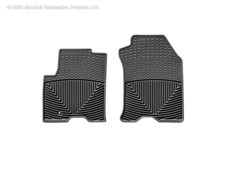 WeatherTech 09-11 Ford Focus Front Rubber Mats - Black