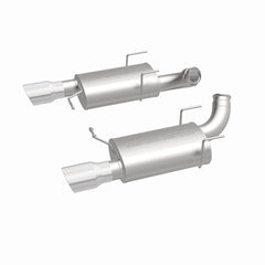 MagnaFlow 13 Ford Mustang V8 5.0L Dual Split Rear Exit Stainless Cat Back Performance Exhaust