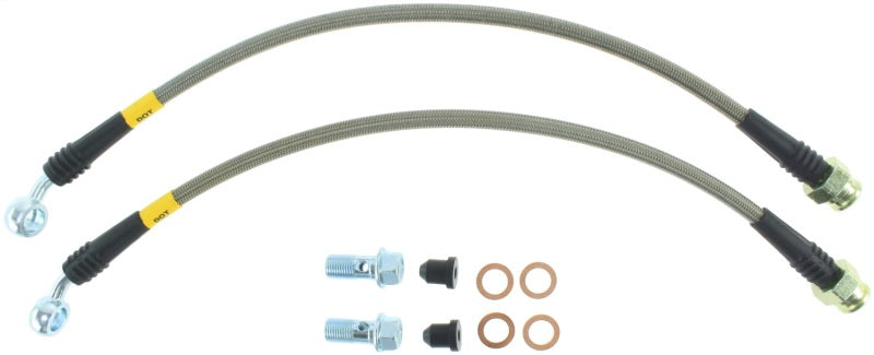 StopTech 2012 Jeep Grand Cherokee (all) Stainless Steel Rear Brake Lines