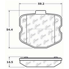 StopTech Street Touring 06-09 Chevrolet Corvette Z06 Front Brake Pads