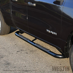 Westin 19-20 Ram 1500 Crew Cab E-Series 3 Nerf Step Bars - Black